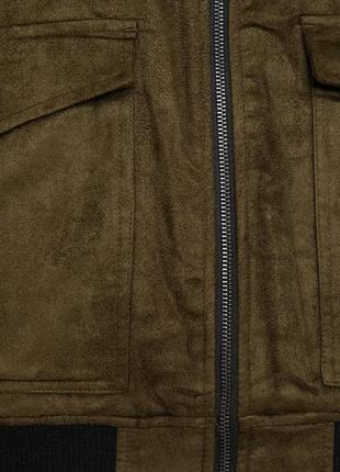 Демисезонная куртка koton оливковая5 фото