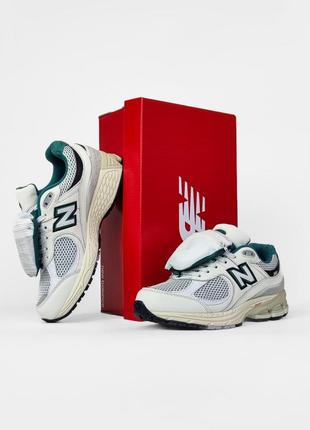 New balance 2002 r vintage teal pouch чоловічі висока якість зручні в носінні стильні повсякденні8 фото