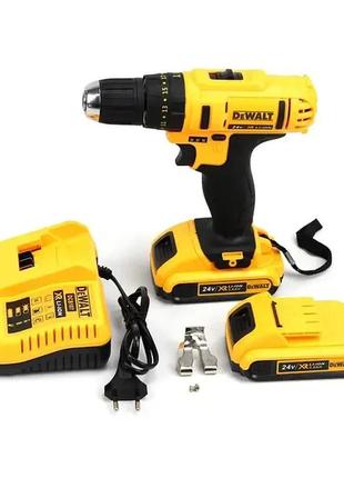 Шурупокрут ударний акумуляторний dewalt dcd771 24в/5а·год li-ion