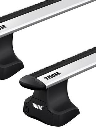 Багажник на гладкий дах thule wingbar evo rapid для toyota ava...