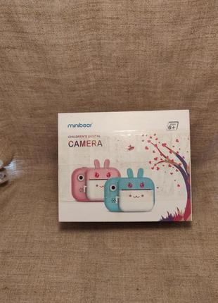 Цифрова дитяча камера minibear з функцією миттєвого друку3 фото