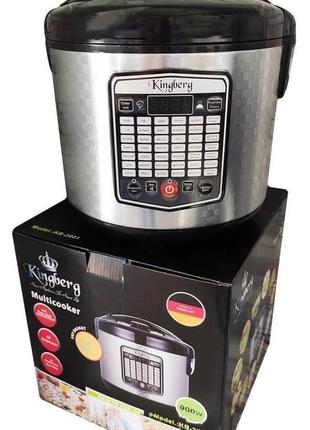 Мультиварка kingber kb2001 на 5 л з фритюрницею silver