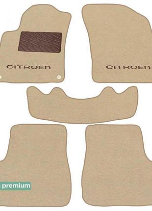 Двошарові килимки sotra premium beige для citroen c3 (mkii) 20...