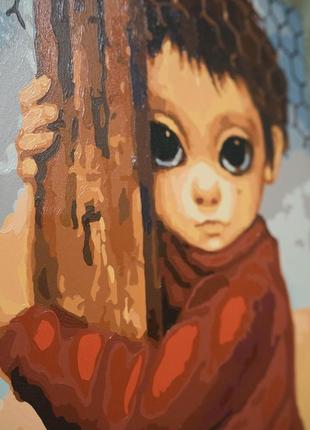 Картина маргарет кин большие глаза маленький ребенок2 фото