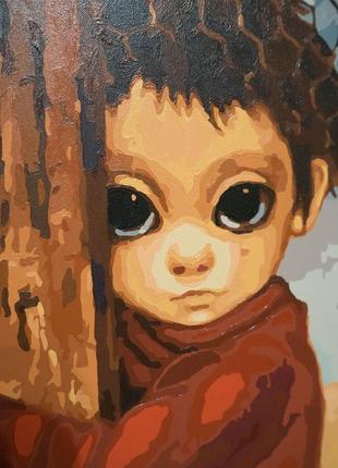 Картина маргарет кин большие глаза маленький ребенок4 фото