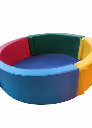 Сухий басейн круглий із матом 200х40х10 см