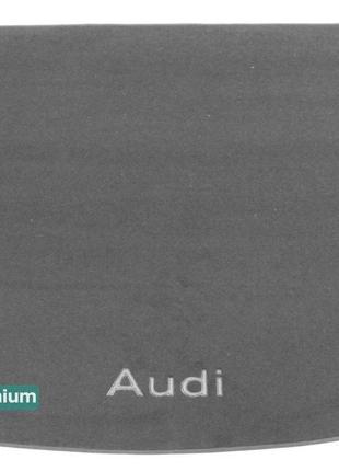 Двошарові килимки sotra premium grey для audi q7 (mki) (багажн...