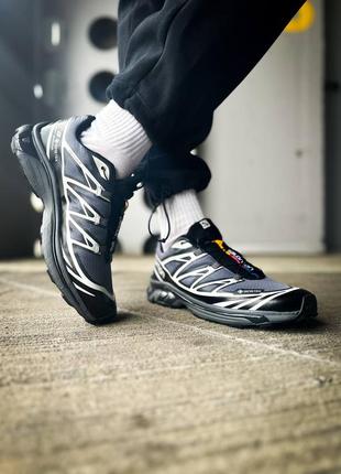 Salomon xt-6 gtx 'black silver'9 фото