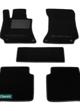 Двошарові килимки sotra classic black для mercedes-benz e-clas...
