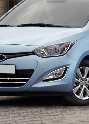 Хром накладки на протитуманки (2 шт.) для hyundai i-20 2012-20...
