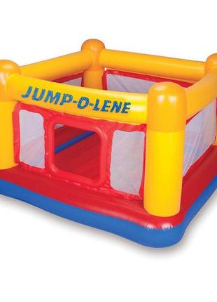 Надувний батут intex 48260 "jump-o-lene", 174 х 174 х 112 см