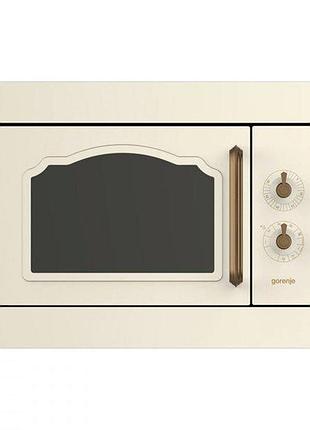 Вбудована мікрохвильова піч gorenje bm-235-cli 23 л слонова кі...
