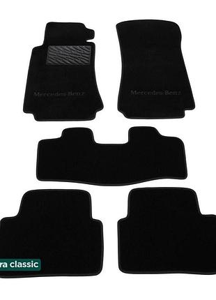 Двошарові килимки sotra classic black для mercedes-benz c-clas...