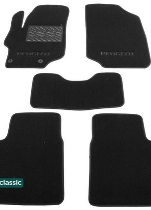 Двошарові килимки sotra classic black для peugeot 301 (mki) 20...