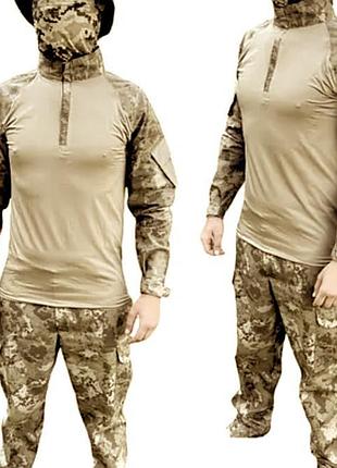 Чоловічий армійський костюм мультикам для всу (зсу) tactical т...