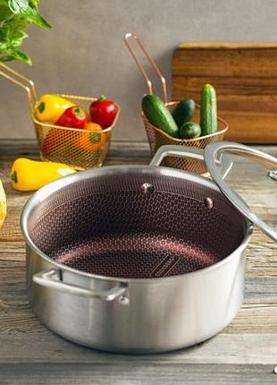 Каструля з кришкою edenberg eb-17057 22 см 3.5 л