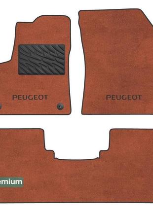 Двошарові килимки sotra premium terracotta для peugeot 5008 (m...
