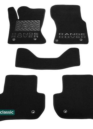 Двошарові килимки sotra classic black для land rover range rov...