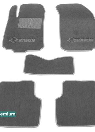 Двошарові килимки sotra premium grey для daewoo ravon r4 (mki)...