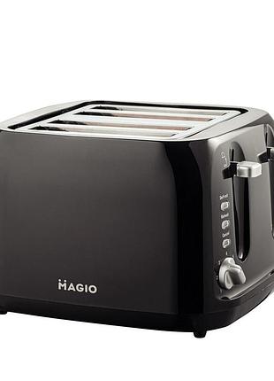 Тостер 4 тости 1400 вт magio (мg-283)