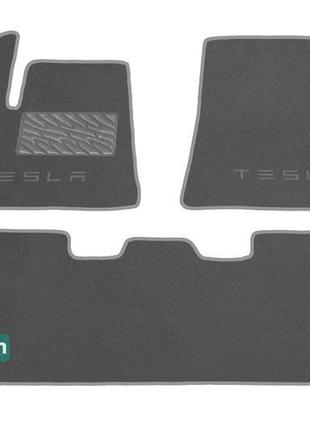 Двошарові килимки sotra premium grey для tesla model y (mki) 2...