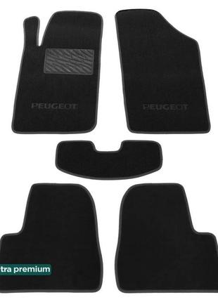 Двошарові килимки sotra premium graphite для peugeot 206 (mki)...