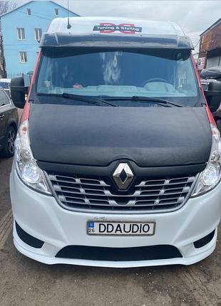 Передній бампер amg (накладка, під фарбування) для renault mas...
