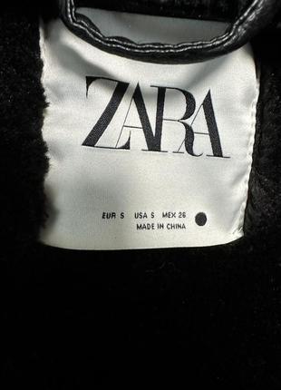 Женская дубленка косуха зара zara s6 фото