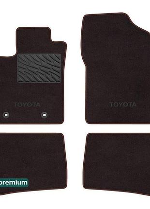Двошарові килимки sotra premium chocolate для toyota prius (mk...