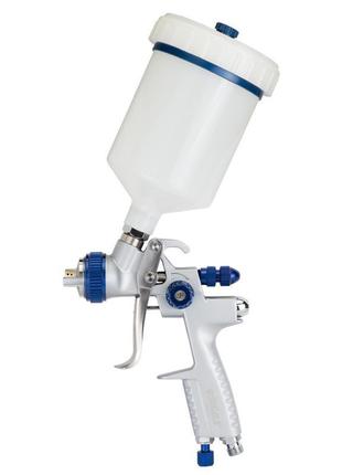 Пістолет фарбувальний lvmp ø1.4мм (хром), у/б 600 мл (пласт) r...