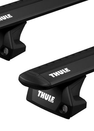 Багажник на інтегровані рейлінги thule wingbar evo black для p...