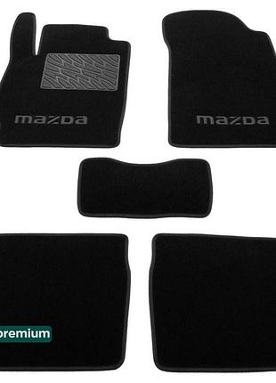 Двошарові килимки sotra premium black для mazda 2 (mkiii) 2007...