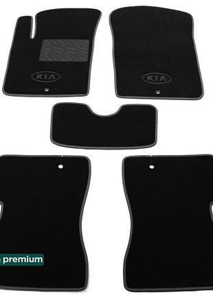 Двошарові килимки sotra premium black для kia picanto (mki) 20...