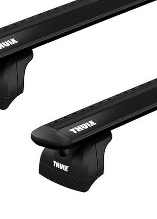 Багажник у штатні місця thule wingbar evo rapid black для peug...