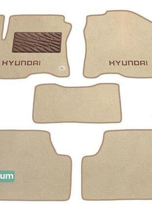 Двошарові килимки sotra premium beige для hyundai kona (mki) (...