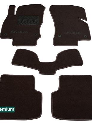 Двошарові килимки sotra premium chocolate для skoda octavia (m...