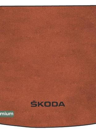Двошарові килимки sotra premium terracotta для skoda kodiaq (m...