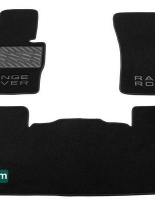 Двошарові килимки sotra premium black для land rover range rov...