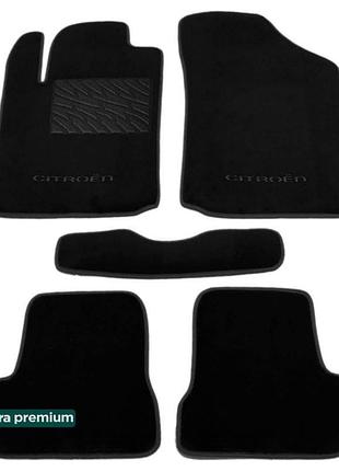 Двошарові килимки sotra premium black для citroen c2 (mki) 200...