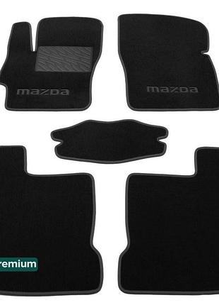 Двошарові килимки sotra premium black для mazda 3 (mki) 2003-2...