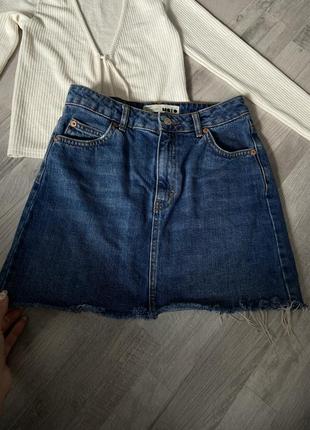 Очень крутая джинсовая юбка1 фото