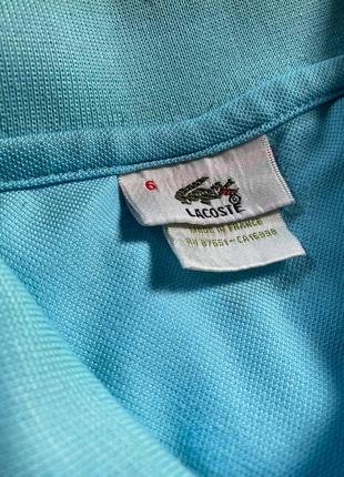 Распродажа! мужская футболка поло голубая lacoste3 фото