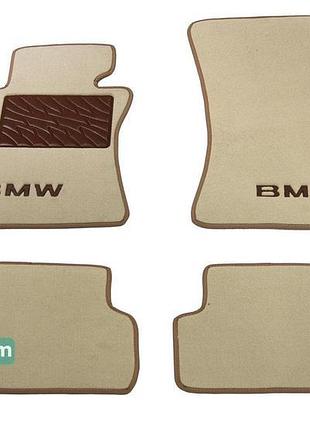 Двошарові килимки sotra premium beige для bmw 6-series (e63) 2...