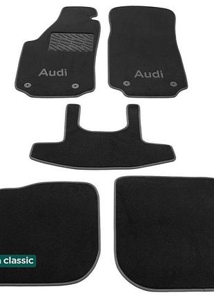Двошарові килимки sotra classic black для audi a6/s6/rs6 (mki)...