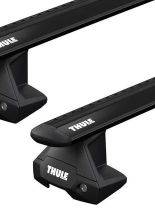 Багажник на гладкий дах thule wingbar evo black для audi e-tro...