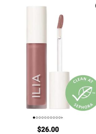 Зволожуюча олійка для губ з відтінком ilia balmy gloss tinted lip oil6 фото