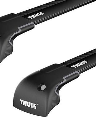 Багажник на інтегровані рейлінги thule wingbar edge black для ...