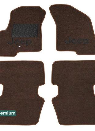Двошарові килимки sotra premium chocolate для jeep compass (mk...