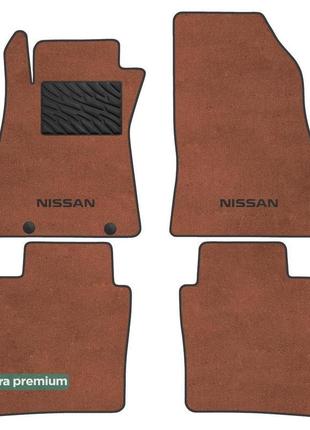 Двошарові килимки sotra premium terracotta для nissan tiida (m...