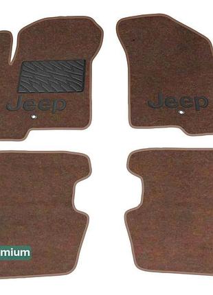 Двошарові килимки sotra premium chocolate для jeep patriot (mk...